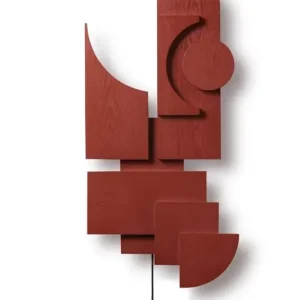 Totem Deco væglampe, baskisk rød | Bestseller