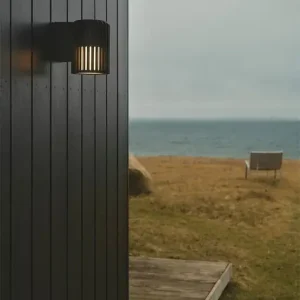 Aludra udendørs væglampe, seaside sort | Supergod pris