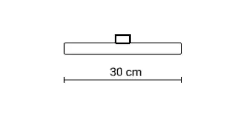 Topprodukt | S14d LED 3W, 275 lumen, 300 mm, dæmpbar