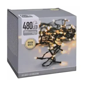 Udendørs lyskæde med 480 LED-lys | Nyt produkt