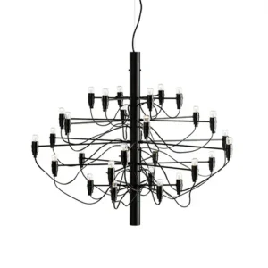 2097/30 lysekrone LED, sort - Ekstra rabat