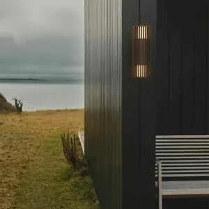 Aludra udendørs double væglampe, seaside metallisk brun - Anbefalet valg