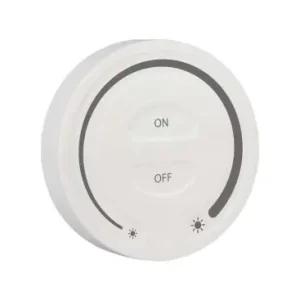 Trådløs Touch lysdæmper til LED strips, hvid12V/24V, vægmonteret, til enkeltfarvet LED - Køb nu