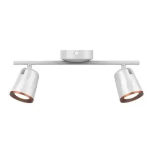 12W dobbelt LED væglampe3000K, hvid | Tilbuddet slutter snart