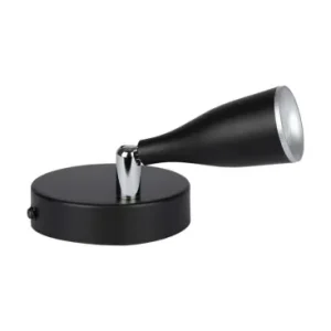Hurtig forsendelse - 4,5W LED væglampe420lm, IP20, sort finish, inkl. lyskilde