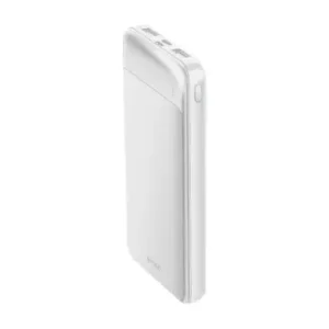 10000mAh Power Bank, 22.5W Fast ChargerHvid, Aluminium, 2x USB, 1x Type-C, Li-Pol | Skarp pris