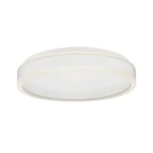 24W LED designer loftslampeØ40cm, 2500lm, 4000K, hvid, rund - Nedsat pris