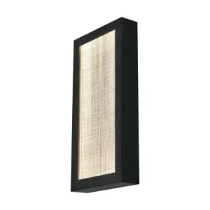 20W LED udendørs væglampeIP65, 2300lm, sort, varm hvid, 40cm høj - Kun denne uge
