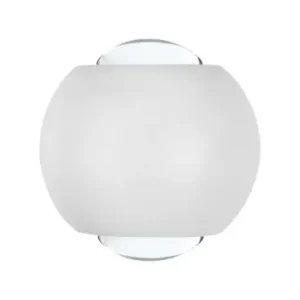 2W LED up/down væglampeIP54, hvid, 3000K, aluminium, 4,2 x 4 cm, inkl. lyskilde - Hurtig forsendelse