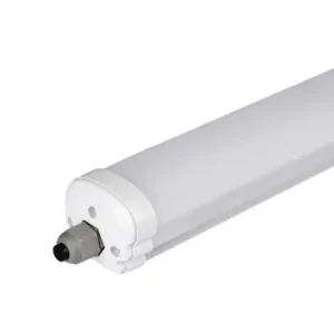 Stærkt tilbud - 150cm 48W vandtæt komplet LED armatur, Gennemfortrådet6240lm, 130lm/W, IP65, 6 års garanti