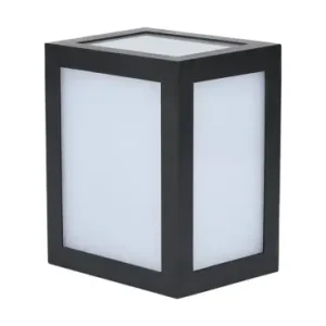 12W LED væglampeIP65, sort, 1350lm, udendørs, inkl. lyskilde | Rabat