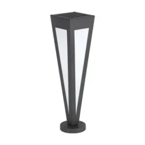 2W LED solcelle havelampe3000K, sort, 3.7V batteri, IP-klasse, op til 8 timers drift - Kun i dag