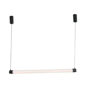 10W LED Designer pendelSort/hvid, 1300lm, 3000K, moderne design - Sidste mulighed
