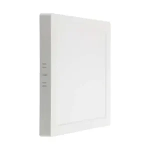 18W kvadratisk LED loftlampe21,4x21,4cm, 100lm/W, hvid kant, 6500K | Skarp pris