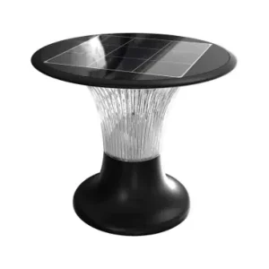 15W Solcelle havelampe, 2200lmIP65, sort, Diamond, CCT, RADAR sensor, 3.2V, inkl. batteri | Nem betaling