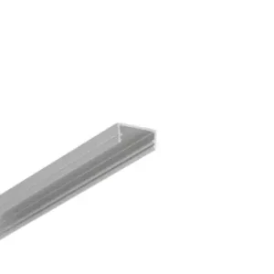 Toppris | 2m aluprofil BEGTON12 J/SAnodiseret, påbygning, LED skinne