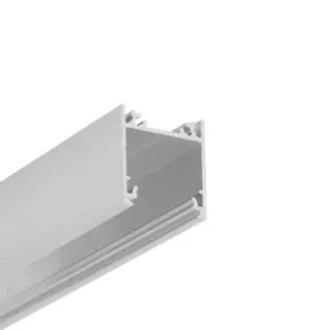 1m aluprofil LINEA20 EE7F/TYUbehandlet aluminium, påbygning, LED skinne | Kampagnetilbud