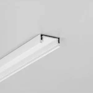 Outlet | 2m aluprofil SURFACE14.V2 EE7F/YHvid lakeret, påbygning, LED skinne