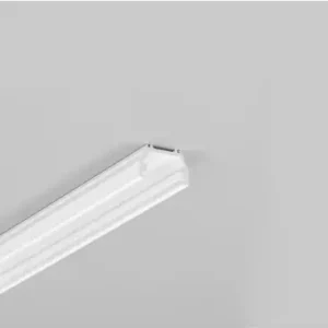 1m aluprofil UNI12 BCD/UHvid lakeret, påbygning, LED skinne | Bestil direkte