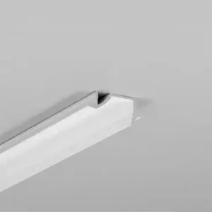 Spar mere | 2m aluprofil DIAGONAL10 CHvid lakeret, indbygget, LED skinne