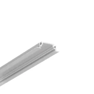 Spar ekstra - 1m aluprofil GROOVE10 BC/UXAnodiseret, indbygget, LED skinne
