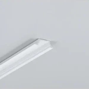 Tilgængelig nu | 2m aluprofil GROOVE10.V2 A1C/UHvid lakeret, indbygget, LED skinne