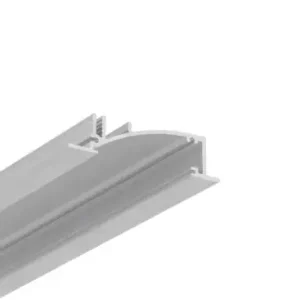 Populært produkt | 1m aluprofil FLAT8 H/UXUbehandlet aluminium, indbygget, LED skinne