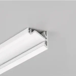 1m aluprofil CORNER14 EE7F/TYHvid lakeret, hjørne, LED skinne | Favorit blandt kunder