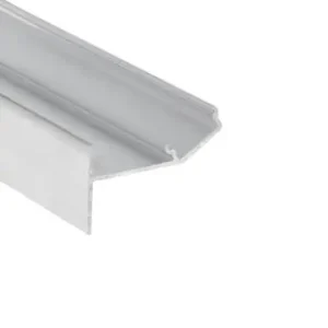 1m aluprofil GLOW12 UP A1CUbehandlet aluminium, indspartling, LED skinne | Kun kort tid