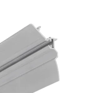 1m aluprofil SMOOTH12 BC/Q9Ubehandlet aluminium, indspartling, LED skinne | Spar ekstra