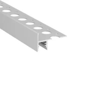 1m aluprofil UP-TILE10 AAnodiseret, fliseprofil, LED skinne - Kampagnetilbud