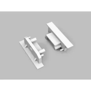 1 stk. Endestykke GROOVE14 GEN2 SQMed hul, hvid | Køb direkte