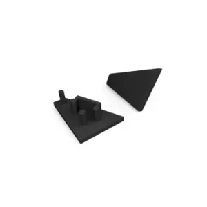 Sikker handel - 1 stk. Endestykke CORNER10 GEN2Sort