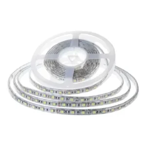 10m 8W/m stænktæt LED strip24V, IP65, 120 LED pr. meter, 6500K - Netop ankommet