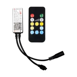 WiFi LED controller med fjernbetjening, 12V/24VSmart Life, Google Home, CCT/RGB, 72-144W - God pris