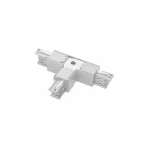 3-faset SPS-2 T-T2 samler, justerbar højreHvid, IP20, aluminium, til skinnesystem | Ekspreslevering