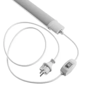 150cm 45W LED armaturIP65, m. stik og afbryder, 2m kabel + stik, tænd/sluk | Populær