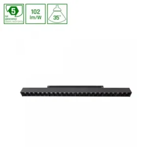 15W 48V SHIFT skinnespot til magnetskinne102lm/W, 48V, 5 års garanti, aluminium | Skarp pris
