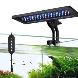 30 cm akvarie lampe18W LED, RGBW, timer - Fabrikspris