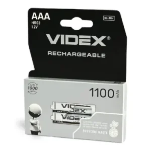 Fabrikspris | 2 stk. genopladelig AAA batteriNi-MH, 1100mAh