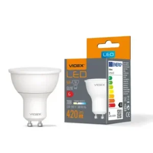Særtilbud | GU10 5W LED pære420lm, MR16, 3000K, 120°, flicker free