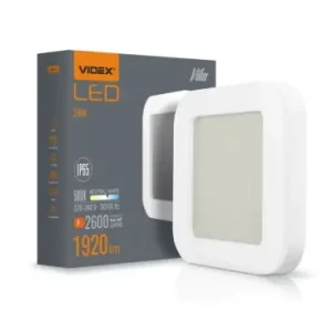 Anbefalet valg | 24W LED loftlampeIP65, 32x32cm, 5000K, bulkhead, udendørs/vådrum