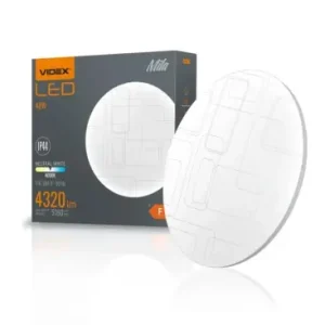 48W Mila LED loftslampe4320lm, IP44, 4000K, 48x48cm, hvid kant | Lav pris