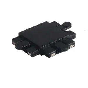 T-samler til magnetisk skinnesystem, 48VSort, 68x24x9.5 mm, indendørs | Ekstra rabat