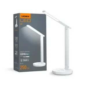 Fabrikspris | 5W genopladelig LED skrivebordslampeTouch dæmpbar, CCT, 2600mAh batteri, hvid, inkl. USB-kabel