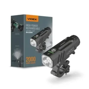 20W LED cykellygte5000K, sort - Udsalg