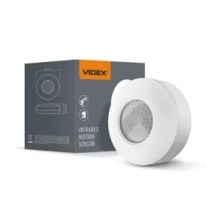 PIR sensor til loft/væg, 360°1200W, IP20, hvid, rækkevidde 2-8m - God pris