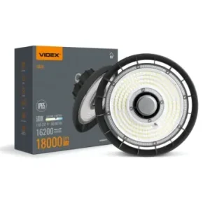 Topprodukt | 100W LED high bay, 180lm/WIP65, 5000K, 120 grader, sort, industrilampe