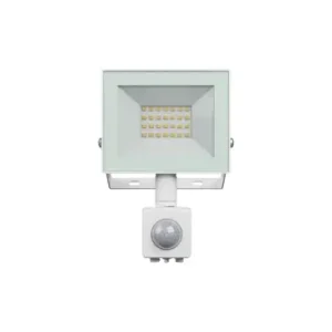 20W projektør med sensorIP44, Hvid, arbejdslampe, PIR sensor - Ny vare