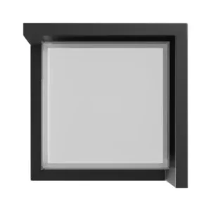 10W Verto Square Edge CCT væglampe120lm/W, IP65, sort, 3-CCT, 160x160mm - Ekspreslevering